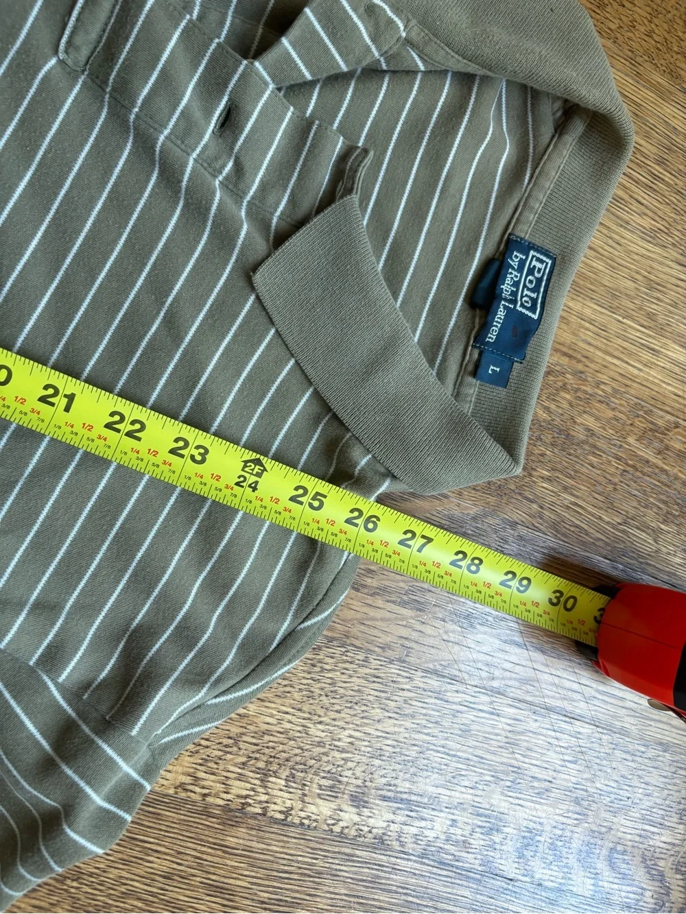 Polo Ralph Lauren measures 21